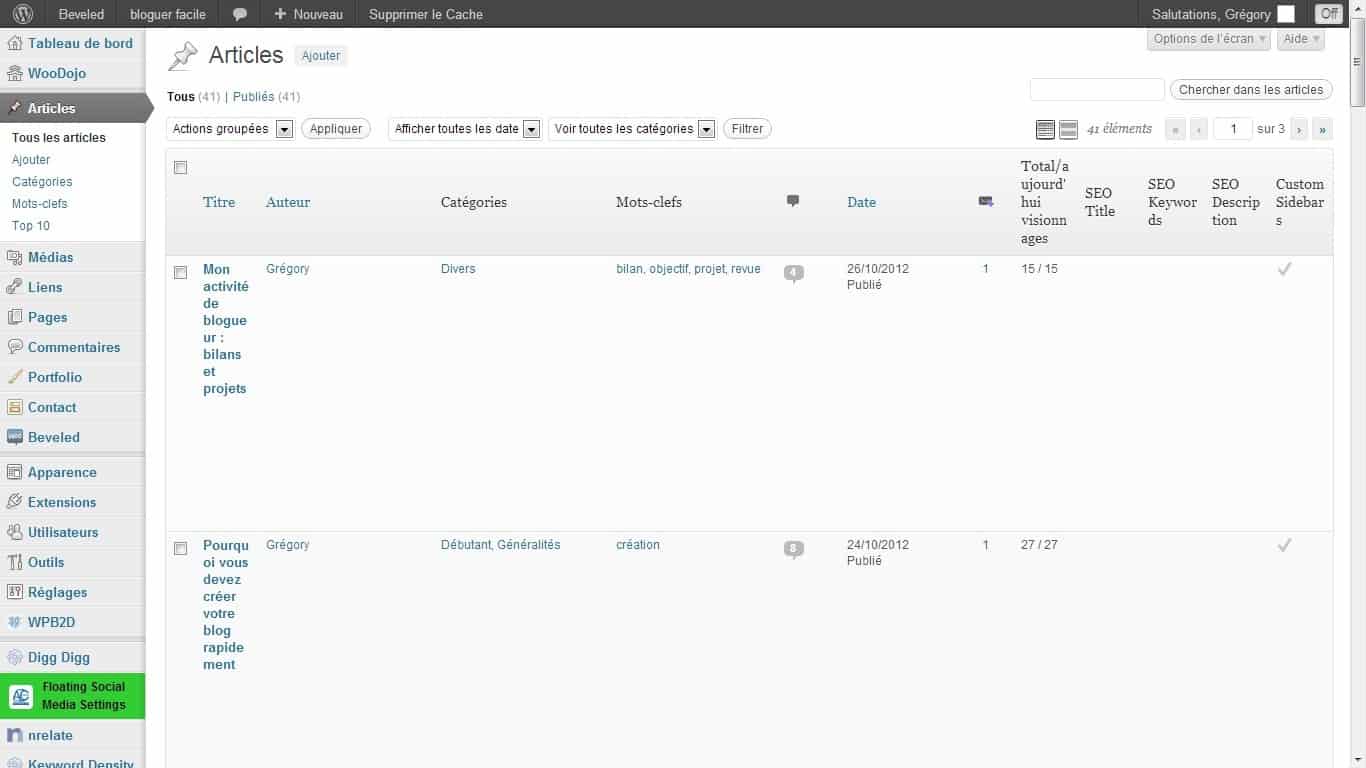 Découvrez le dashboard WordPress : tout ce que vous devez savoir pour bien utiliser le tableau de bord de votre site Le dashboard de WordPress, ou son tableau de bord, affiche un aperçu de la zone d'administration du site web. Il permet d'effectuer toutes les tâches : publier des articles, ajouter des plugins, d'ajouter des catégories, de personnaliser les thèmes, et bien plus encore. Petit aperçu pour bien le maîtriser.
