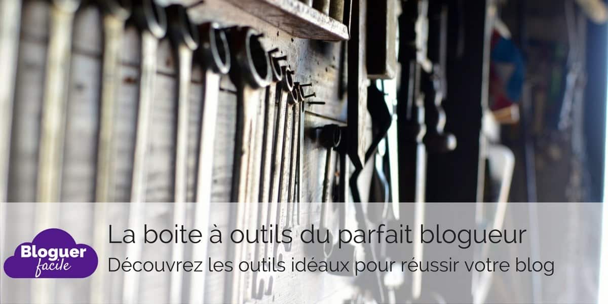 La boite à outils du parfait blogueur : découvrez les outils idéaux pour réussir votre blog Tout bon ouvrier utilise de bons outils. Et un bon blogueur n'échappe pas à cette règle. Je vous propose ici les outils que j'utilise à ce jour. Ces choix sont le fruit de plusieurs années de blogging sur 9 sites et blogs différents, tous sous Wordpress.