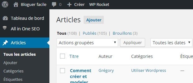Découvrez la page de création d’un article sous WordPress. Et maîtrisez-la comme un pro ! La page de création d'un article sous Wordpress une page assez touffue. Avec beaucoup de boites de paramétrage et de zones de saisie. Et autant de fonctionnalités présentes. Son usage n'est cependant pas bien compliquée. Découvrons et domestiquons ensemble cette page et ces principales fonctions.