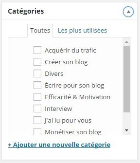 Découvrez la page de création d’un article sous WordPress. Et maîtrisez-la comme un pro ! La page de création d'un article sous Wordpress une page assez touffue. Avec beaucoup de boites de paramétrage et de zones de saisie. Et autant de fonctionnalités présentes. Son usage n'est cependant pas bien compliquée. Découvrons et domestiquons ensemble cette page et ces principales fonctions.