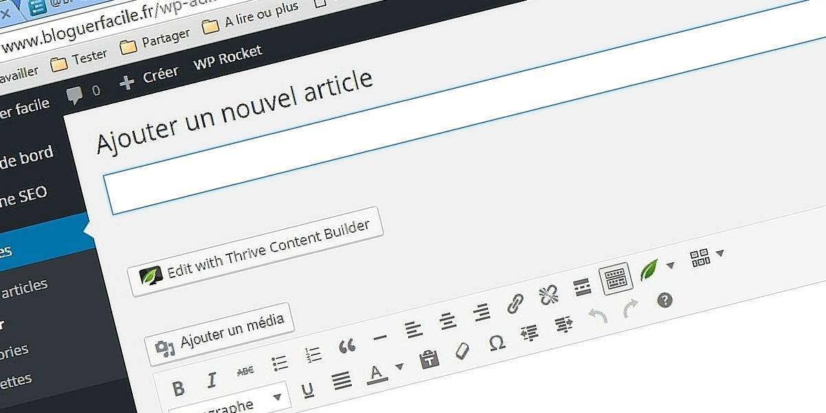 Découvrez la page de création d’un article sous WordPress. Et maîtrisez-la comme un pro ! La page de création d'un article sous Wordpress une page assez touffue. Avec beaucoup de boites de paramétrage et de zones de saisie. Et autant de fonctionnalités présentes. Son usage n'est cependant pas bien compliquée. Découvrons et domestiquons ensemble cette page et ces principales fonctions.
